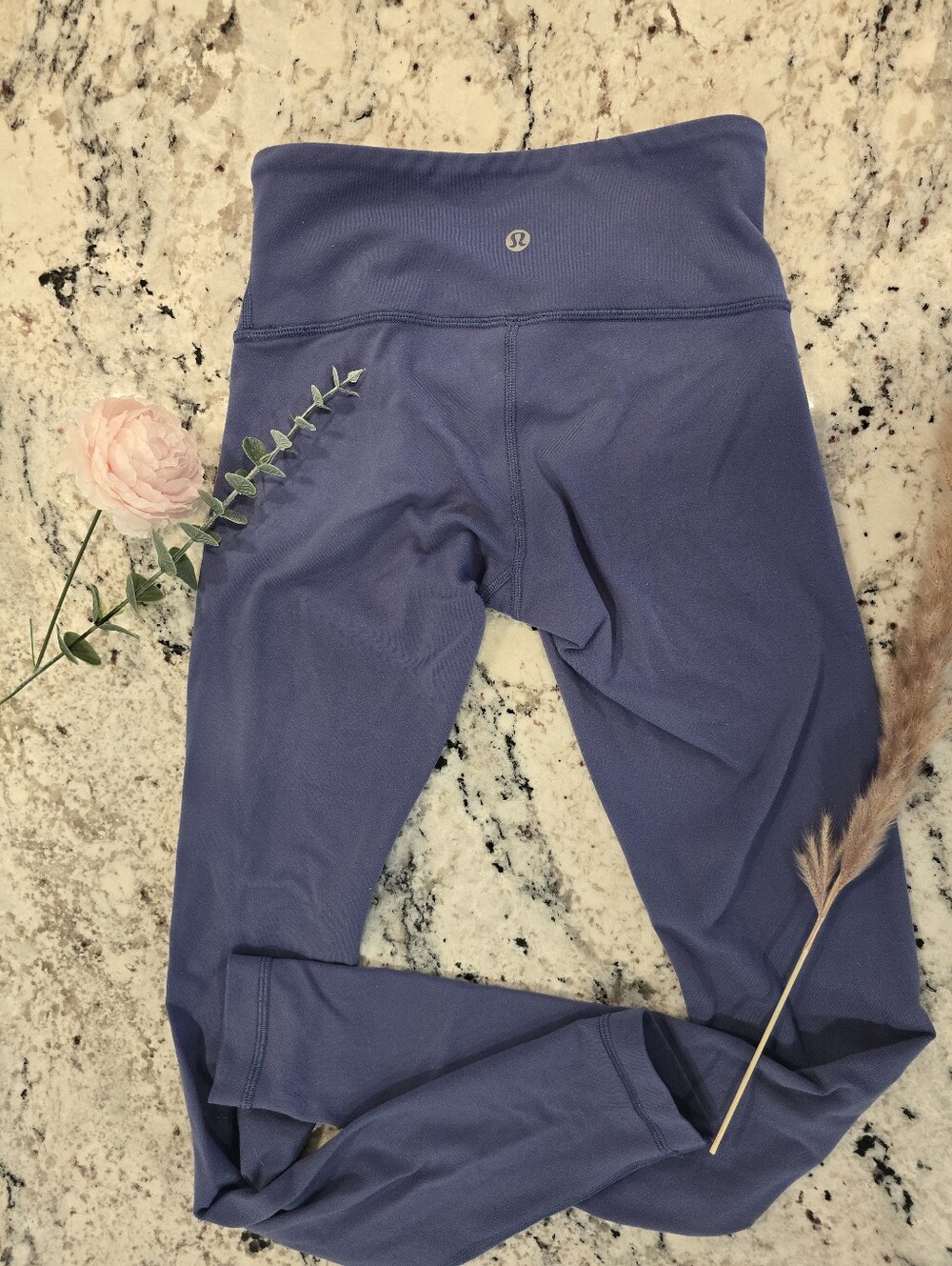 lululemon athletica Dusty Blue High-Waist Leggings